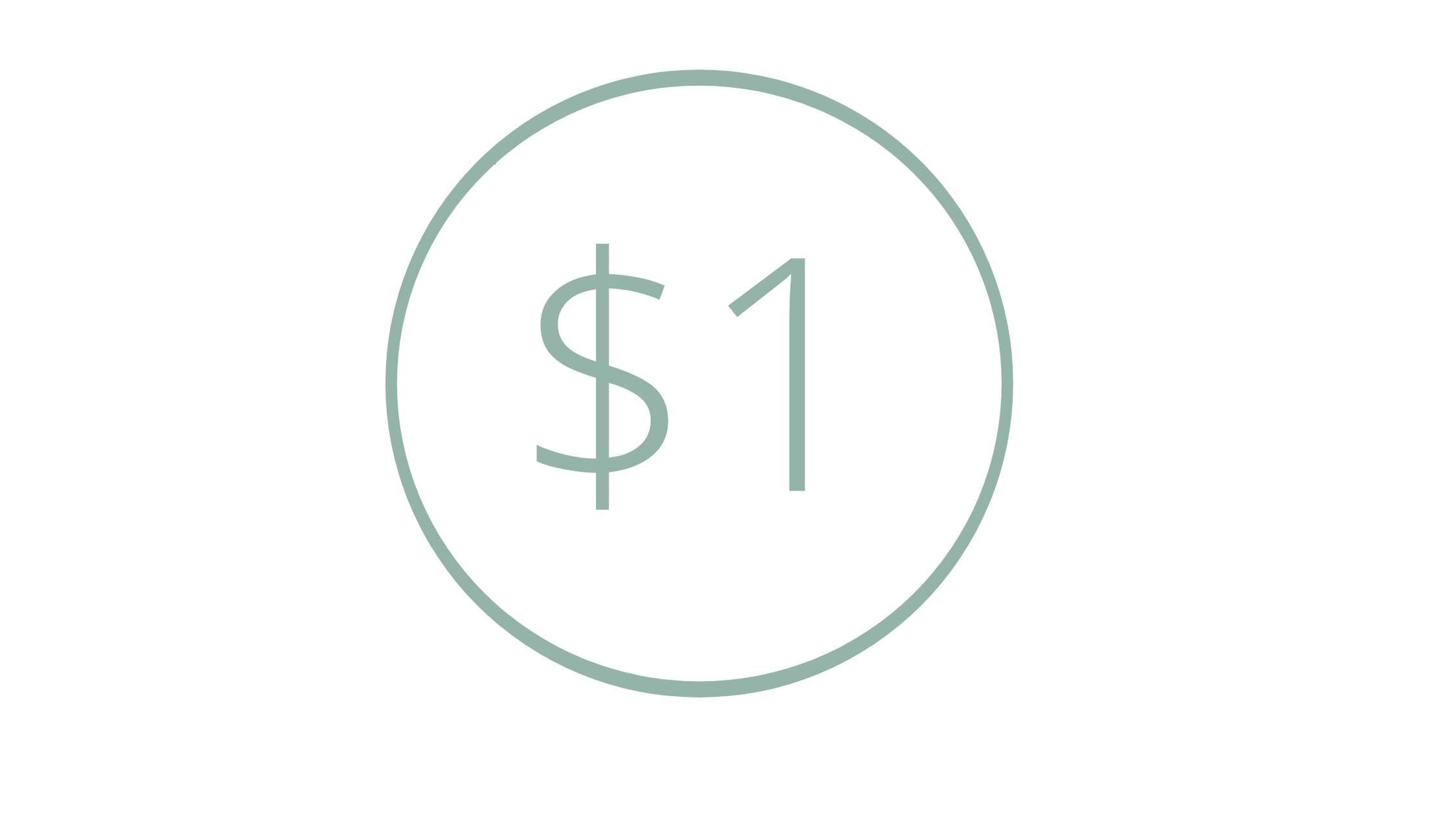 I=Change. $1 from every purchase given back to an environmental initiative